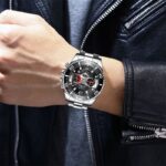 Luxury Sport Waterproof Stainless Steel Quartz Watch for Man 6 2022 Fashion Mens Watches Luxury Men Sport Waterproof Stainless Steel Quartz Watch Man Business Luminous Clock 5