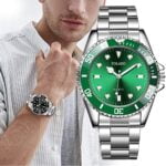 Business Watches Luxury Date Green Dial Men's Watches Fashion Men's Watches 1 Business Watches