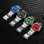 Business Watches Luxury Date Green Dial Men's Watches Fashion Men's Watches 4 New Casual Business Men s Watches Luxury Date Green Dial Men s Watches Fashion Men s 3