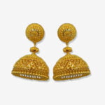 Golden Metal Stylish Earrings 1 Earrings