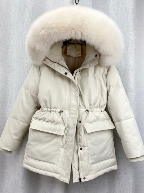 2022-Cotton-Padded-Fur-Parka-New-Big-Fur-Collar-Down-Winter-Jacket-Women-Thick-Warm-Parkas.jpg_640x640 2022 Cotton Padded Fur Parka New Big Fur Collar Down Winter Jacket Women Thick Warm