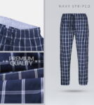 Navy Striped