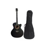 Matte black premium acoustic guitar - Edition - Guitar 2 premium acoustic guitar 1