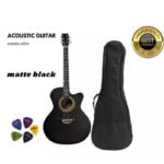 Matte black premium acoustic guitar - Edition - Guitar 1 Matte black premium acoustic guitar