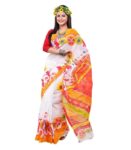 Hand Printed Cotton Saree